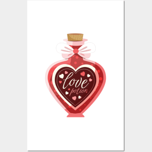 Love Potion (Dark Red) Posters and Art